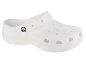 Crocs Classic Platform Clog 206750-100, Damskie, Białe, klapki, syntetyk, rozmiar: 41/42