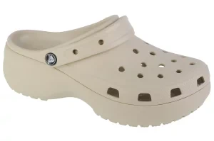 Crocs Classic Platform Clog 206750-2Y2, Damskie, Beżowe, klapki, syntetyk, rozmiar: 36/37