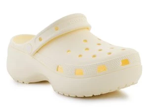 CROCS CLASSIC PLATFORM CLOG W BUTTERCREAM 206750-76O