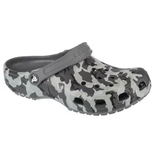 Crocs Classic Spray Camo Kids Clog 207594-097, Dla chłopca, Czarne, klapki, syntetyk, rozmiar: 28/29