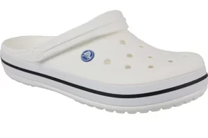 Crocs Crocband 11016-100, Męskie, Białe, klapki, syntetyk, rozmiar: 37/38