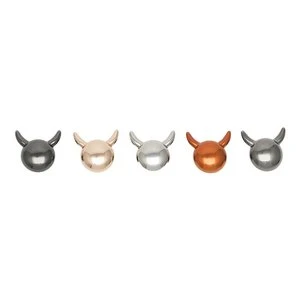 CROCS CROCS 10011122 SHINY HORNED 5 PACK MIX