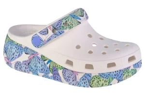 Crocs Cutie Crush Butterfly Kids Clog 208298-94S, Dla dziewczynki, Białe, klapki, syntetyk, rozmiar: 28/29