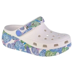 Crocs Cutie Crush Butterfly Kids Clog 208298-94S, Dla dziewczynki, Białe, klapki, syntetyk, rozmiar: 28/29