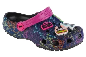 Crocs Disney Villains Classic Kids Clog 207722-001, Dla dziewczynki, Granatowe, klapki, syntetyk, rozmiar: 28/29