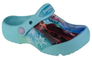 Crocs FL Disney Frozen II T Clog 206804-4O9, Dla dziewczynki, Niebieskie, klapki, syntetyk, rozmiar: 22/23