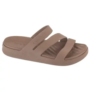 Crocs Getaway Strappy Sandal W 209587-0LF, Damskie, Brązowe, klapki, syntetyk, rozmiar: 37/38