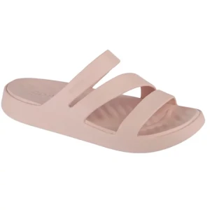 Crocs Getaway Strappy Sandal W 209587-6UR, Damskie, Beżowe, klapki, syntetyk, rozmiar: 41 / 42