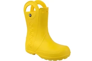 Crocs Handle It Rain Boot Kids 12803-730, Dla dziewczynki, Żółte, kalosze, syntetyk, rozmiar: 29/30