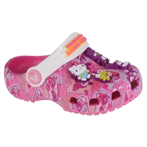 Crocs Hello Kitty and Friends Classic Clog 208025-680, Dla dziewczynki, Różowe, klapki, syntetyk, rozmiar: 19/20