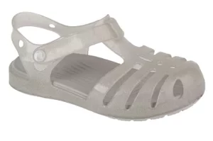 Crocs Isabella 208444-0IC, Dla dzieci, Srebrne, sandały, , rozmiar: 24/25