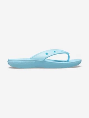 Crocs japonki Classic damskie kolor turkusowy 207713.ARCTIC-ARCTIC