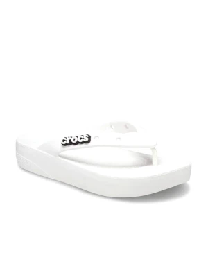 Crocs Japonki "Classic Platform" w kolorze białym rozmiar: 38/39