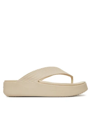 Crocs Japonki Getaway Groove Platform Flip 210700 Beżowy