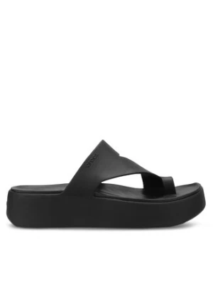 Crocs Japonki Getaway Platform Toe Loop 210834 Czarny