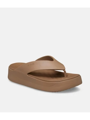 Crocs Japonki "Getaway Platform" w kolorze jasnobrązowym rozmiar: 38 / 39