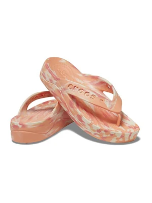 Crocs Japonki "Marbled Flip" w kolorze pomarańczowo-jasnoróżowym rozmiar: 34/35