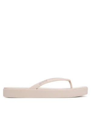 Crocs Japonki Miami Square Flatform Flip 214161 Brązowy
