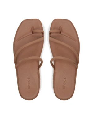 Crocs Japonki Miami Toe Loop Sandal 209862 Brązowy