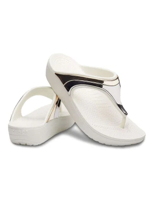 Crocs Japonki "Sloane" w kolorze złoto-białym rozmiar: 36/37