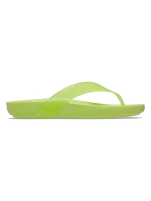 Crocs Japonki "Splash Glossy" w kolorze zielonym rozmiar: 37/38