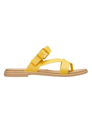 Crocs Japonki "Tulum Toe Post" w kolorze żółtym rozmiar: 36/37