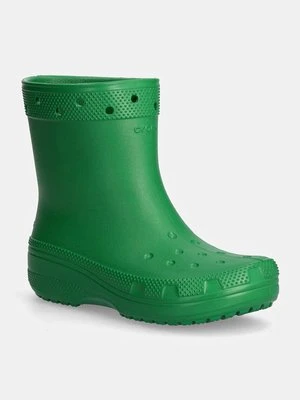 Crocs kalosze Classic Rain Boot damskie kolor zielony 208363