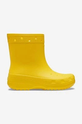 Crocs kalosze Classic Rain Boot kolor żółty 208363.SUNFLOWER-SUN