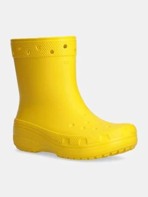 Crocs kalosze Classic Rain Boot kolor żółty 208363.SUNFLOWER-SUN