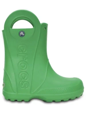 Crocs Kalosze "Handle It Rain" w kolorze zielonym rozmiar: 24/25