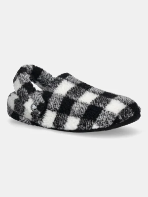 Crocs kapcie Classic Buff Check Cozzzy Slipper kolor biały 210755