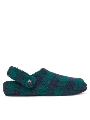Crocs Kapcie Classic Buffalo Check Cozzzy 210755 Zielony