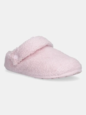 Crocs kapcie Classic Cozzy Slipper damskie kolor różowy 209386