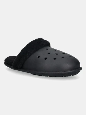 Crocs kapcie Classic Fuzz Scuff kolor czarny 212143