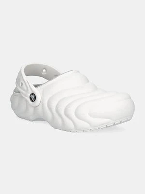 Crocs kapcie Classic Lined Overpuff Clog damskie kolor biały 210059