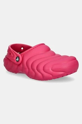 Crocs kapcie Classic Lined Overpuff Clog kolor różowy 210059