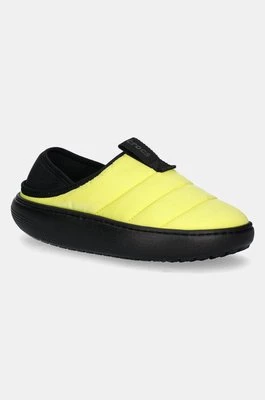 Crocs kapcie Classic Puff Moc kolor żółty 210706