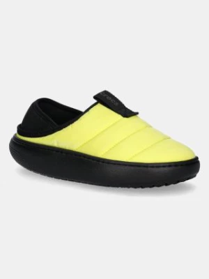 Crocs kapcie Classic Puff Moc kolor żółty 210706