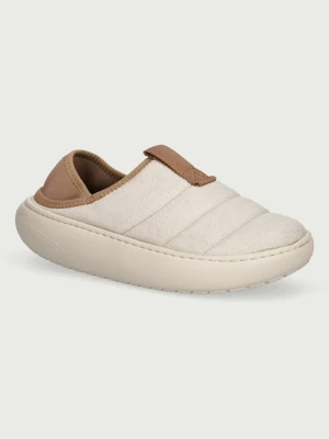Crocs kapcie Classic Suede Moc beżowy