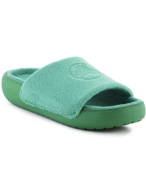 Crocs Kapcie "Classic Towel" w kolorze zielonym rozmiar: 39/40