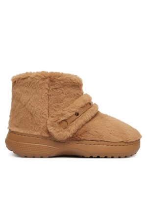 Crocs Kapcie Classic Unfurgettable Boot 211743 Beżowy