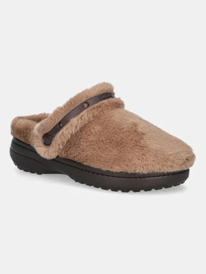 Crocs kapcie Classic Unfurgettable Clog brązowy