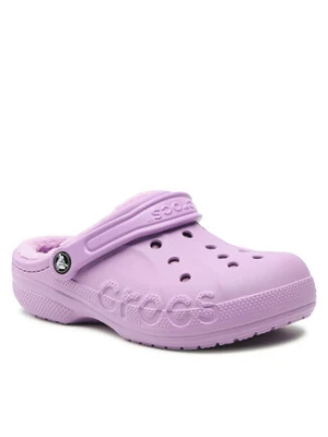 Crocs Klapki 9 Baby Lined Clog 205969-5Q5 Fioletowy
