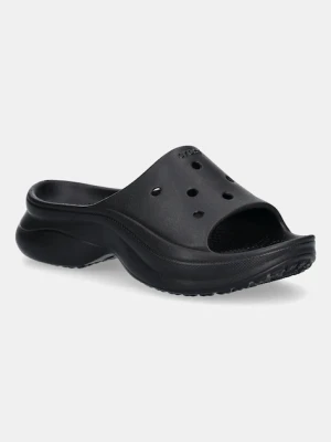 Crocs klapki Bae Slide damskie kolor czarny na platformie 211108