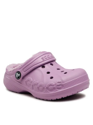 Crocs Klapki Baya Lined Clog K 207500-5Q5 Fioletowy
