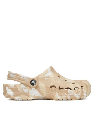 Crocs Klapki BAYA MARBLED CLOG 206935-2ZM Beżowy