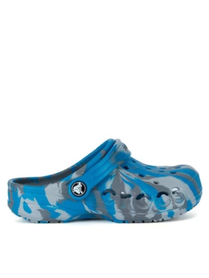 Crocs Klapki BAYA MARBLED CLOG KIDS 207016-4GL Granatowy