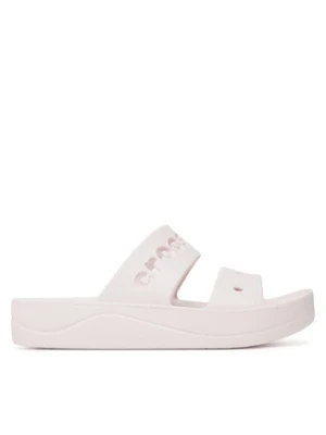Crocs Klapki BAYA PLATFORM SANDAL 208188-6PI Różowy