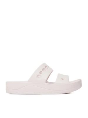 Crocs Klapki BAYA PLATFORM SANDAL 208188-6PI Różowy
