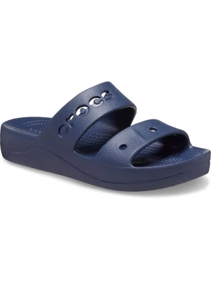 Crocs Klapki "Baya Platform" w kolorze granatowym rozmiar: 37/38